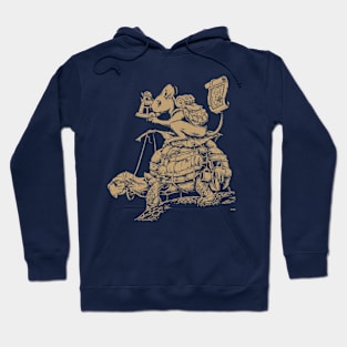 The Constant Traveler - Tan Hoodie